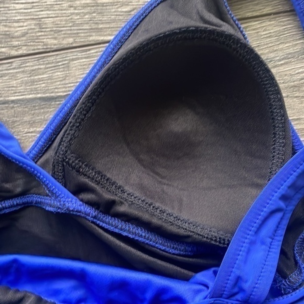 MagicSuit Swim top size 12 Blue ruffled - Picture 4 of 7